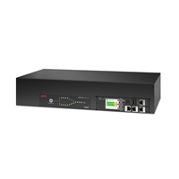 APC Rack ATS, 230V, 32A, (16)C13 (2)C19 out, 2U, IEC 309 32A 2P+E (2) (2.44m)