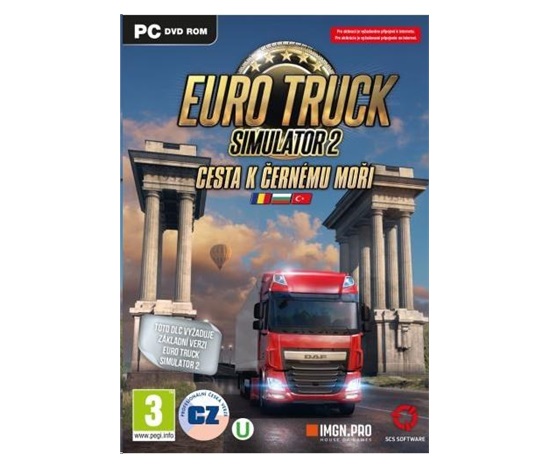 PC hra Euro Truck Simulator 2: Cesta k Černému moři