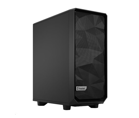FRACTAL DESIGN skříň Meshify 2 Compact Black Solid, USB 3.1 Type-C, 2x USB 3.0, bez zdroje, mATX