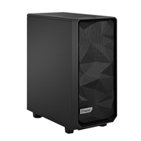 FRACTAL DESIGN skříň Meshify 2 Compact Black Solid, USB 3.1 Type-C, 2x USB 3.0, bez zdroje, mATX