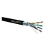 Instalační kabel Solarix venkovní FTP, Cat5E, drát, PE, box 100m