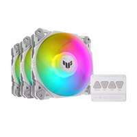 ASUS ventilátor TUF GAMING TF120 ARGB 3IN1 WHITE, 3x120mm PC case fan