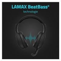 LAMAX Heroes Guard1 - náhlavní sluchátka - černá