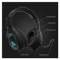 LAMAX Heroes Guard1 - náhlavní sluchátka - černá