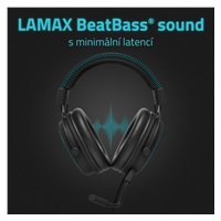 LAMAX Heroes General1 - náhlavní sluchátka - černá