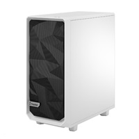 FRACTAL DESIGN skříň Meshify 2 Compact White TG Clear Tint, USB 3.1 Type-C, 2x USB 3.0, bez zdroje, mATX