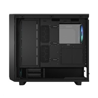 FRACTAL DESIGN skříň Meshify 2 Lite RGB Black TG Light Tint, 2x USB 3.0, bez zdroje, E-ATX