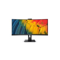 Philips MT VA LED 34" 34B1U5600CH/00 - VA panel, 3440x1440, HDMI, DP, USB-C, USB, LAN, repro, nast vyska, curved, webcam