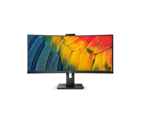 Philips MT VA LED 34" 34B1U5600CH/00 - VA panel, 3440x1440, HDMI, DP, USB-C, USB, LAN, repro, nast vyska, curved, webcam