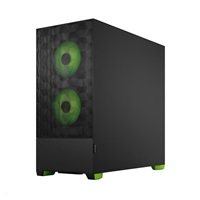 FRACTAL DESIGN skříň Pop Air RGB Green Core TG Clear Tint, 2x USB 3.0, bez zdroje, ATX