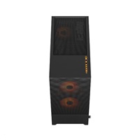 FRACTAL DESIGN skříň Pop Air RGB Orange Core TG Clear Tint, 2x USB 3.0, bez zdroje, ATX