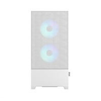 FRACTAL DESIGN skříň Pop Air RGB White TG Clear Tint, 2x USB 3.0, bez zdroje, ATX