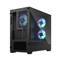 FRACTAL DESIGN skříň Pop Mini Air RGB Black TG Clear Tint, 2x USB 3.0, bez zdroje, mATX