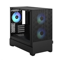 FRACTAL DESIGN skříň Pop Mini Air RGB Black TG Clear Tint, 2x USB 3.0, bez zdroje, mATX
