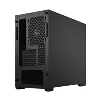 FRACTAL DESIGN skříň Pop Mini Silent Black Solid, 2x USB 3.0, bez zdroje, mATX