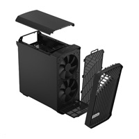 FRACTAL DESIGN skříň Torrent Compact Black Solid, USB 3.1 Type-C, 2x USB 3.0, bez zdroje, E-ATX