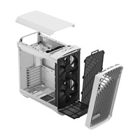 FRACTAL DESIGN skříň Torrent Compact White TG Clear Tint, USB 3.1 Type-C, 2x USB 3.0, bez zdroje, E-ATX