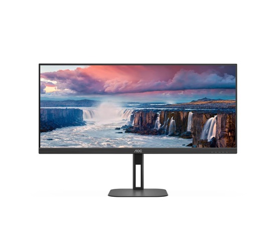 AOC MT VA LCD WLED 34" U34V5C/BK - VA panel, 3440x1440, HDMI, DP, USB, USB-C, nast vyska, repro