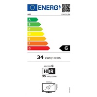 AOC MT VA LCD WLED 34" U34V5C/BK - VA panel, 3440x1440, HDMI, DP, USB, USB-C, nast vyska, repro