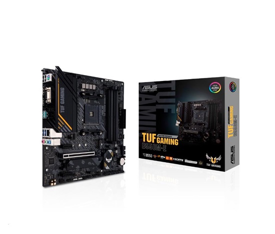 BAZAR - ASUS MB Sc AM4 TUF GAMING B550M-E, AMD B550, 4xDDR4, 1xDP, 1xHDMI, VGA, mATX - Po opravě (Bez příslušenství)