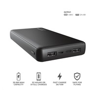 BAZAR - TRUST powerbanka Primo Powerbank 20.000 mAh ECO - Poškozený obal (Komplet)