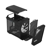 FRACTAL DESIGN skříň Torrent Nano RGB Black TG Light Tint, USB 3.1 Type-C, 2x USB 3.0, bez zdroje, mITX
