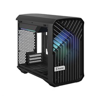 FRACTAL DESIGN skříň Torrent Nano RGB Black TG Light Tint, USB 3.1 Type-C, 2x USB 3.0, bez zdroje, mITX