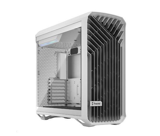 FRACTAL DESIGN skříň Torrent White TG Clear Tint, USB 3.1 Type-C, 2x USB 3.0, bez zdroje, E-ATX