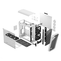 FRACTAL DESIGN skříň Torrent White TG Clear Tint, USB 3.1 Type-C, 2x USB 3.0, bez zdroje, E-ATX
