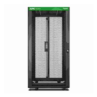 APC Easy Rack 600mm/24U/1000mm, with Roof, Side panel, castors, feet and 4 Brackets, No Bottom, black