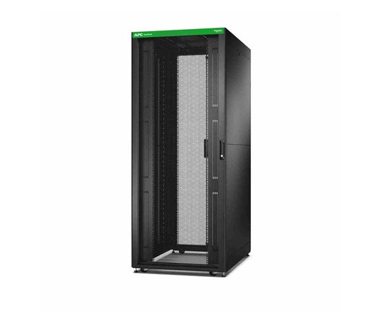 APC Easy Rack 800mm/42U/1100mm,with Roof, Side panel, castors, feet and 4 Brackets, No Bottom, black