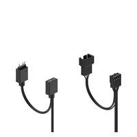 FRACTAL DESIGN ventilátor Aspect 12 RGB PWM Black Frame 3-pack, 120mm