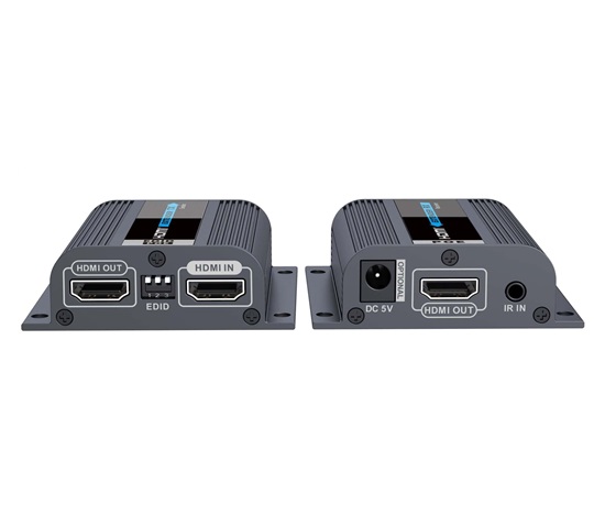PremiumCord HDMI extender na 50m přes jeden kabel Cat6/6a/7, EDID nastavení