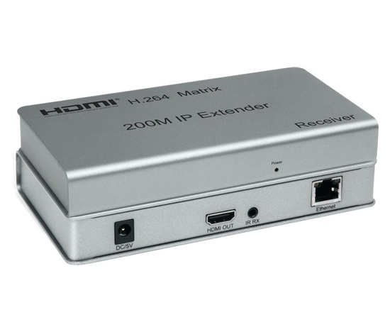 PremiumCord HDMI matrix extender na 200m, over IP, pro počítačovou síť