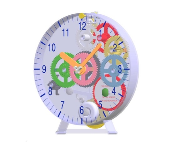 Hodiny TechnoLine Modell Kids Clock, pestrobarevné dětské, stavebnice