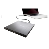 VERBATIM externí mechanika Slimline Blu-ray Writer (USB-C, USB 3.0)  Zdarma BR Disc 25GB (CD DVD BD + NERO