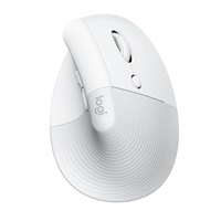 Logitech Lift Vertical Ergonomic Mouse for Business, Mac, off-white/pale grey