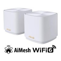 ASUS ZenWiFi XD5 2-pack Wireless AX3000 Dual-band Mesh WiFi 6 System, white