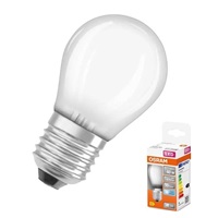 OSRAM LED STAR E27 4W/840 SCLP40W miniglobe studená