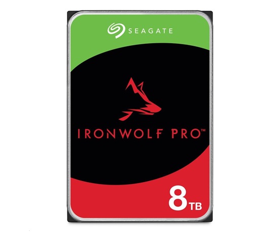 SEAGATE HDD 8TB IRONWOLF PRO (NAS), 3.5", SATAIII, 7200 RPM, Cache 256MB