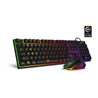 CONNECT IT BATTLE herní combo drátová klávesnice + myš, CZ + SK layout, černá