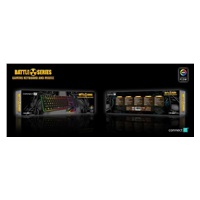 CONNECT IT BATTLE herní combo drátová klávesnice + myš, CZ + SK layout, černá