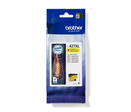 BROTHER INK LC-427XLY - cca 5000 stran, pro MFC-5955 6955 6957 6959 J6010