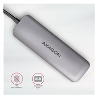 AXAGON HMC-HCR3A, USB 3.2 Gen 1 hub, porty 3x USB-A, HDMI 4k/30Hz, SD/microSD, kabel USB-C 20cm