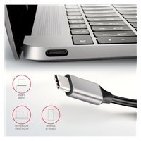 AXAGON HMC-6H4A, USB 3.2 Gen 1 hub, porty 4x USB-A, HDMI 4k/30Hz, PD 100W, kabel USB-C 20cm