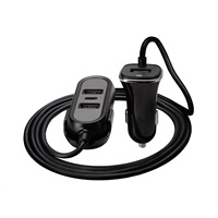 TRACER nabíječka do auta 12-24V Multicharge 3xUSB 7,2A + PD 18W