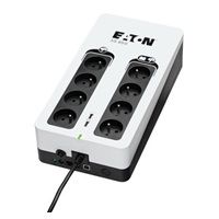 Eaton -Poškozený obal- 3S 850 FR, UPS 850VA / 510W, 8 zásuvek (4 zálohované), USB, 2x USB charge, české zásuvky