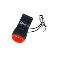 C-TECH čtečka karet UCR-01, USB 2.0 TYPE A, micro SD