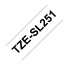 BROTHER TZESL251 - kazeta TZ šířky 24mm, lamino TZE-SL251, bílá/černé písmo