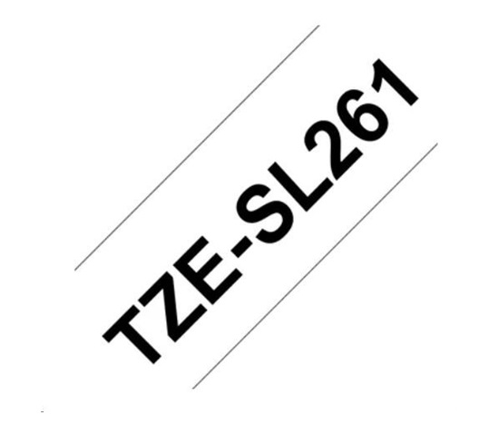 BROTHER TZESL261 - kazeta TZ šířky 36mm, lamino TZE-SL251, bílá/černé písmo